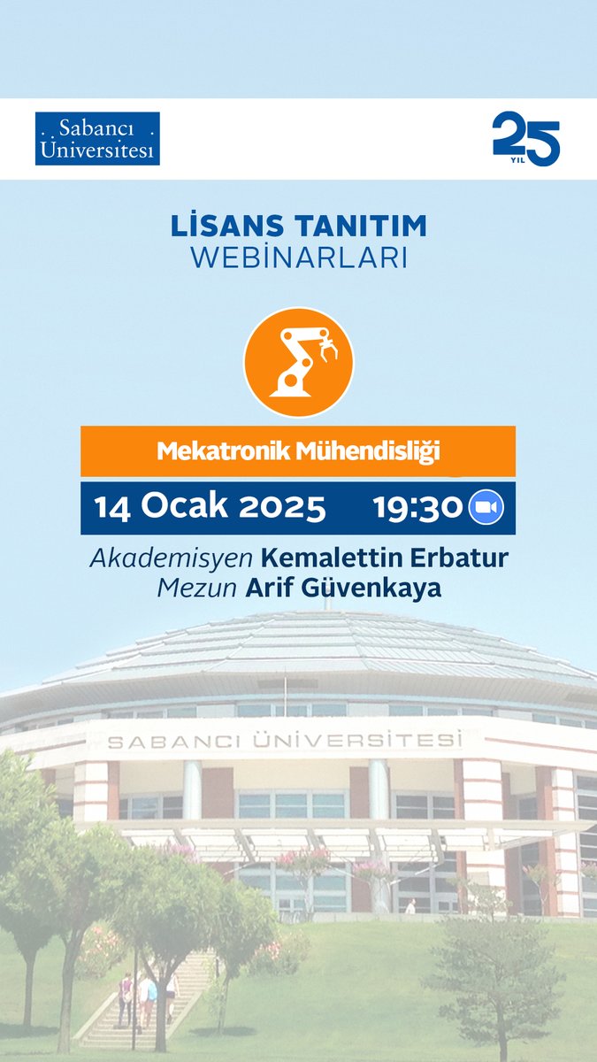 Sabancı Üniversitesi, Mekatronik Mühendisliği Programını Tanıtıyor