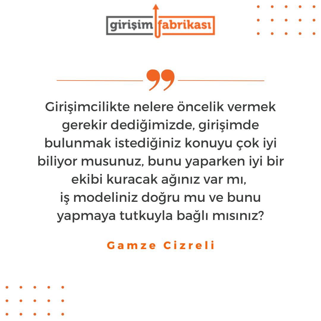 Gamze Cizreli: Girişimcilikte Güçlü Ekip ve Net İş Modeli Önemli