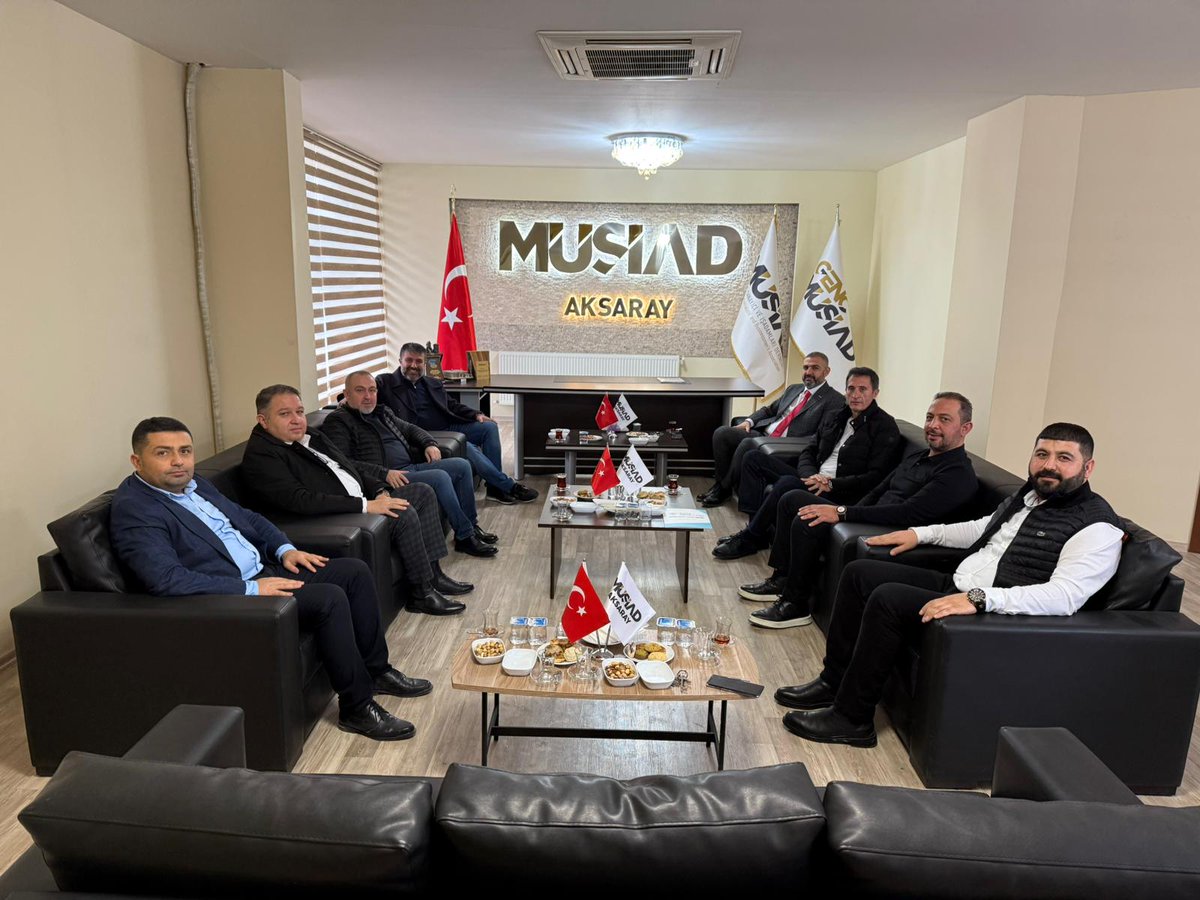 MÜSİAD Aksaray, Mehmet Zeki Kalya, Abdullah Kahraman ve Ali Temel'i Ağırladı