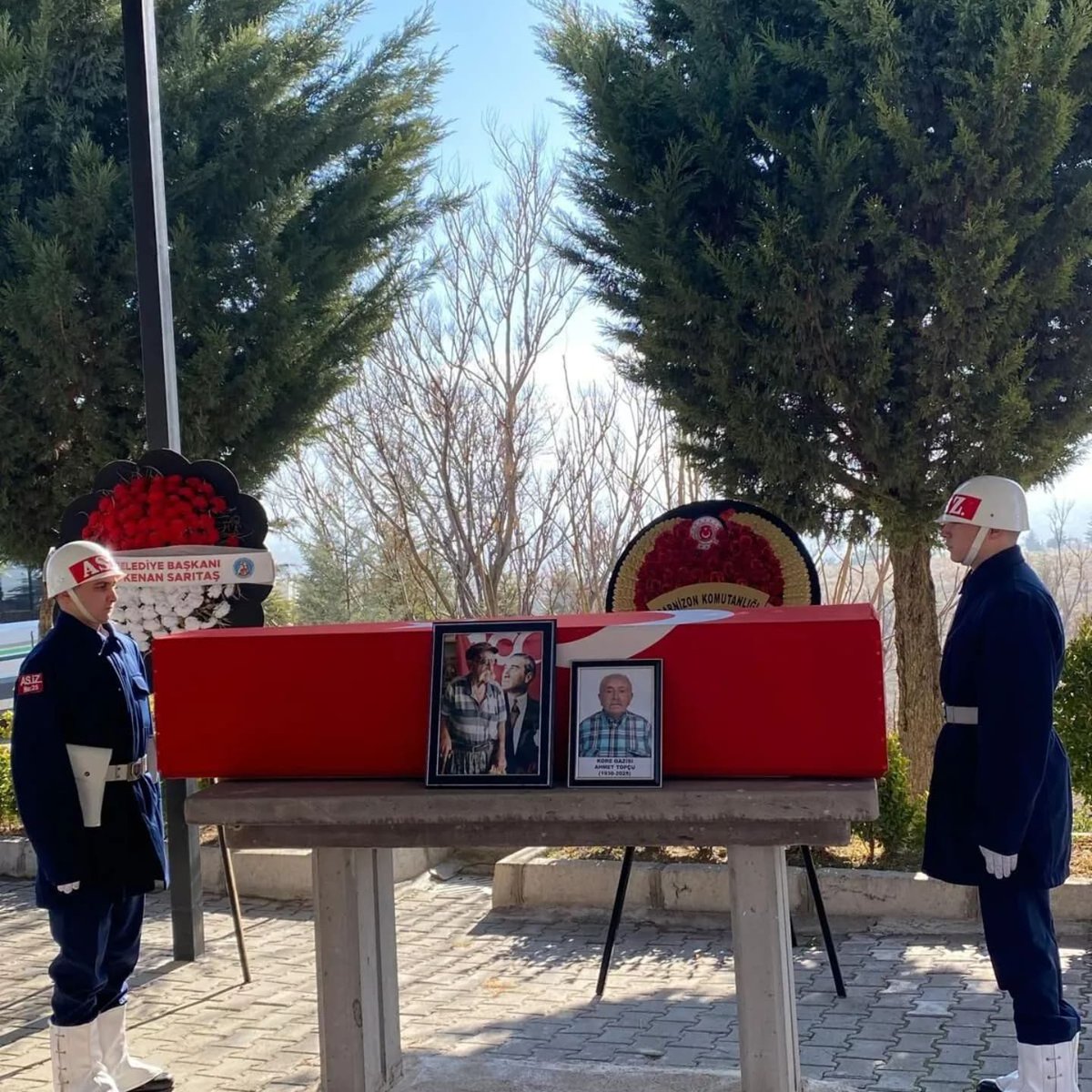 Nevşehir Aile ve Sosyal Hizmetler İl Müdürü’nden Kore Gazisi Ahmet Topçu’ya Son Veda