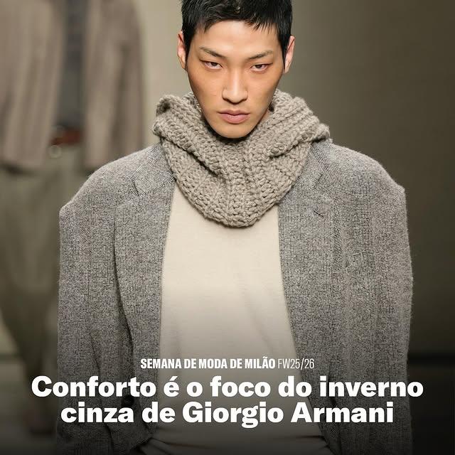 Giorgio Armani Milano Moda Haftası'nda Yeni Koleksiyonunu Tanıttı