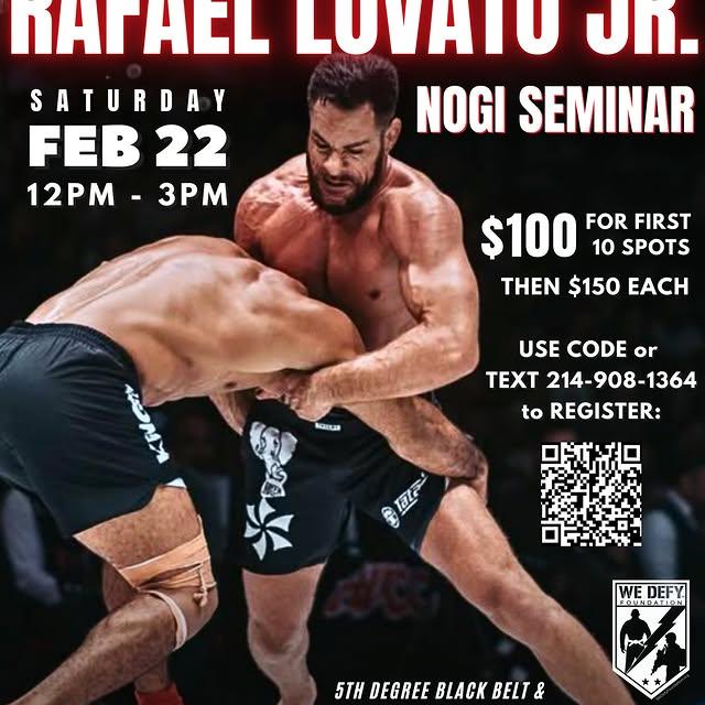 Rafael Lovato Jr. Nogi Semineri: Jiu-Jitsu Uzmanıyla Eğitim Fırsatı