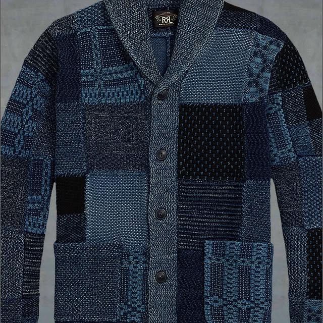 Indigo Patchwork Shawl Cardigan: Şıklık ve Konforun Yeni Tanımı