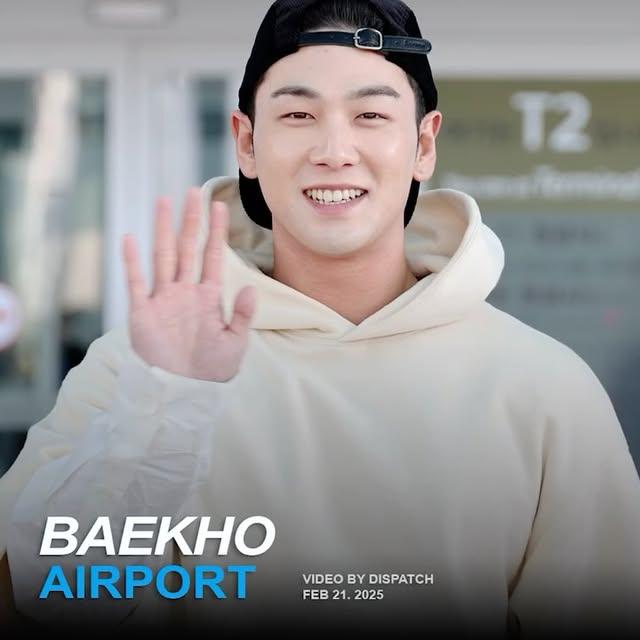 Baekho, 2025'te Incheon Uluslararası Havaalanından Ayrıldı