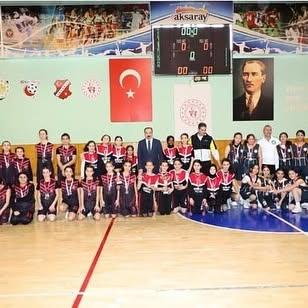 Aksaray'da Okul Sporları Küçük Kızlar Basketbol İl Birinciliği