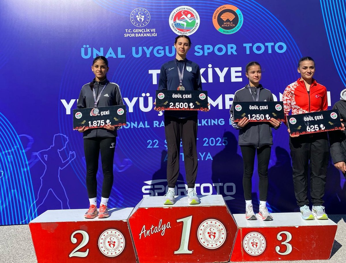 Aksaraylı Genç Atletler Spor Toto Uluslararası U18 Türkiye Yürüyüş Şampiyonası'nda Sıralama Başarısı Kayıt Etti