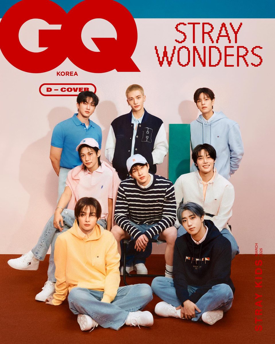 Stray Kids, GQ Korea Kapakında Görünümlerini Sergiliyor