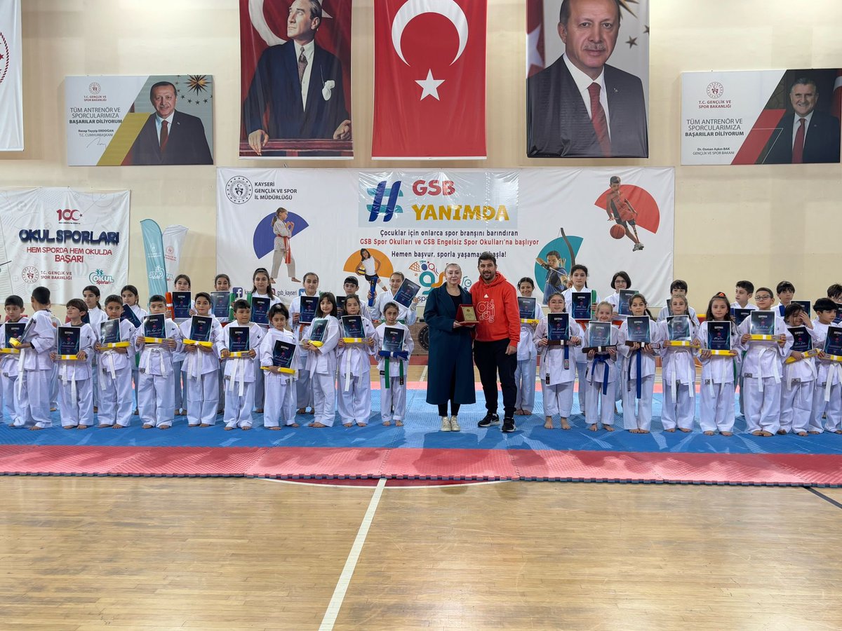 Kayseri'de 2025 Yılı 1. Dönem Karate Kuşak Terfi Sınavı Başarıyla Tamamlandı