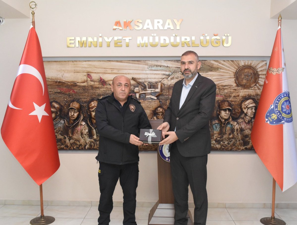 MÜSİAD Aksaray'dan Emniyet Müdürüne Ziyaret ve Teşekkür