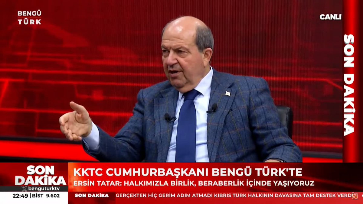 KKTC Cumhurbaşkanı Ersin Tatar, Ankara Ziyaretinde Bengü Türk'ün 