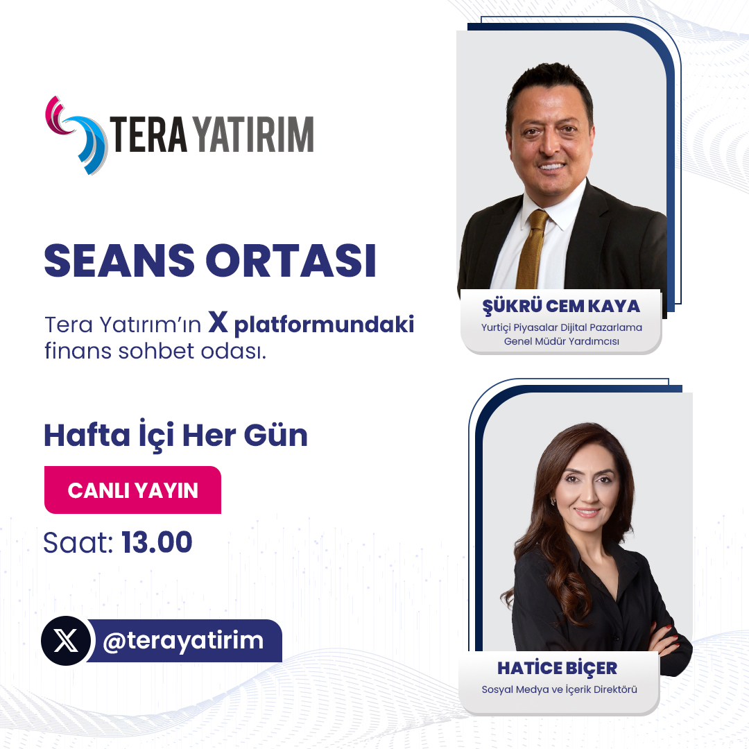 Tera Yatırım, X Platformunda Finans Sohbetleri Düzenliyor