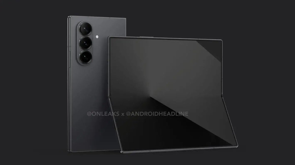 Samsung Galaxy Z Fold 7'ye Ait Yeni Görüntüler Sızdırıldı