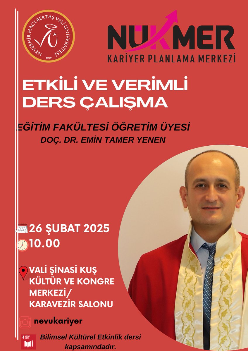 Üniversite, Öğrenci Gelişimine Adanmış Seminerler Düzenliyor