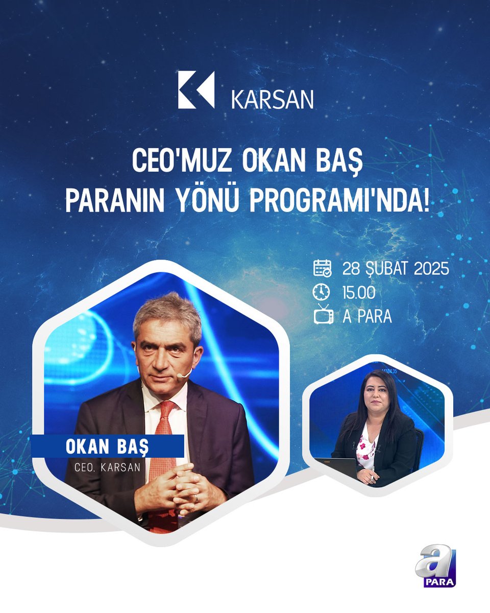 Geleceğin Mobilitesi Üzerine Özel Yayın: Paranın Yönü Programında Okan Baş ile Sohbet