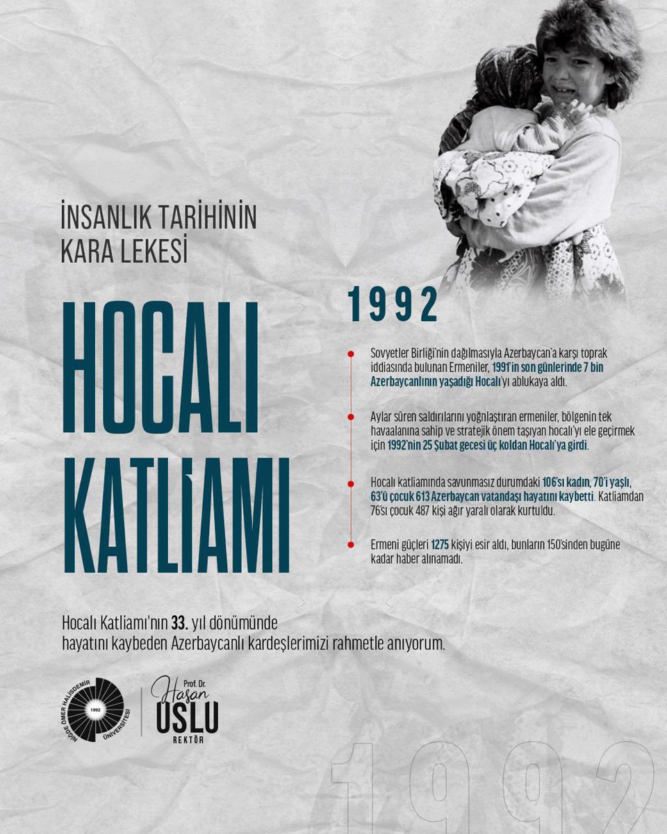 71. Yılında Hatırlanan Hocalı Katliamı: Tarihte Kara Bir Leke