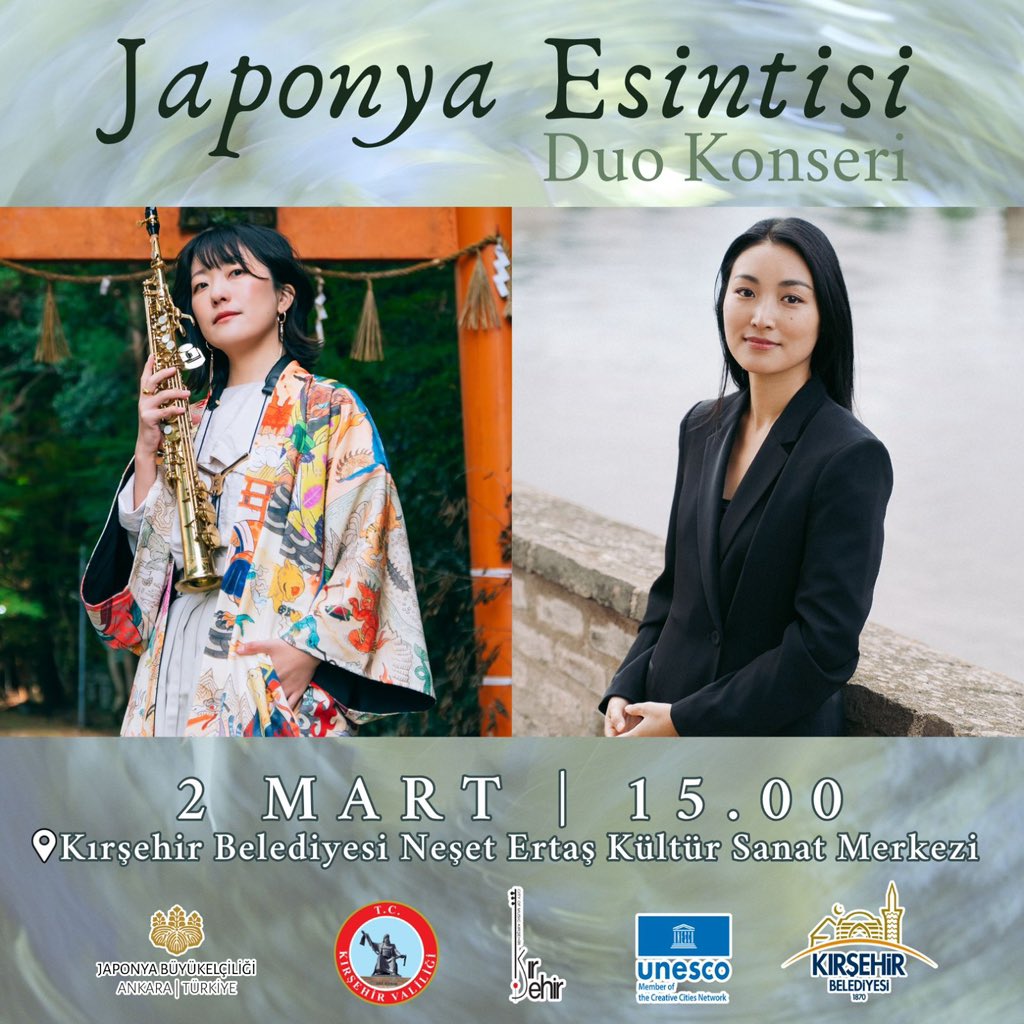 Muzikin Basbasi Kirsehirde Japonya Esintisi Duo Konsertini Canlandirdi