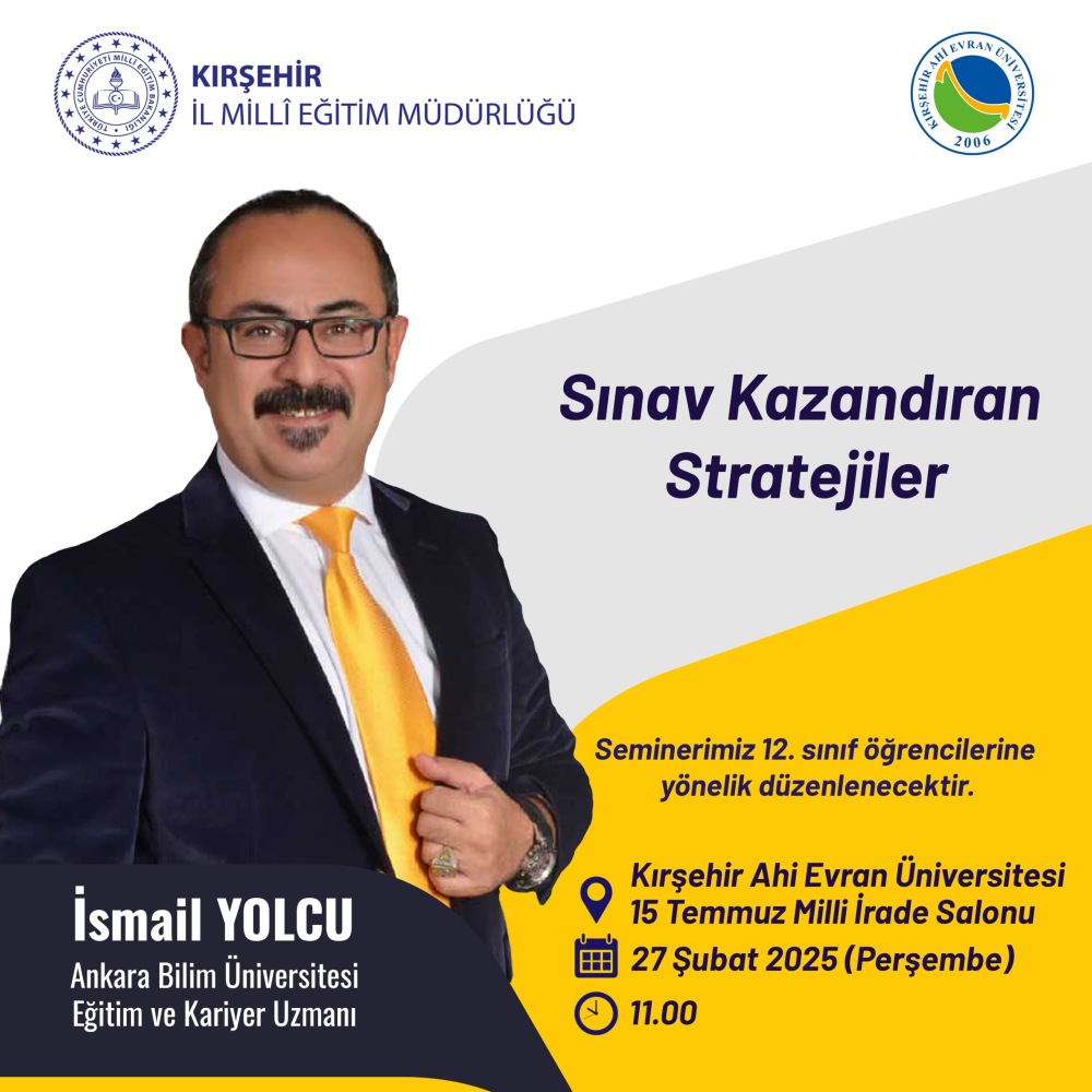 Öğrenciler için Başarılı Sınav Stratejilerini Sunan Etkinlik