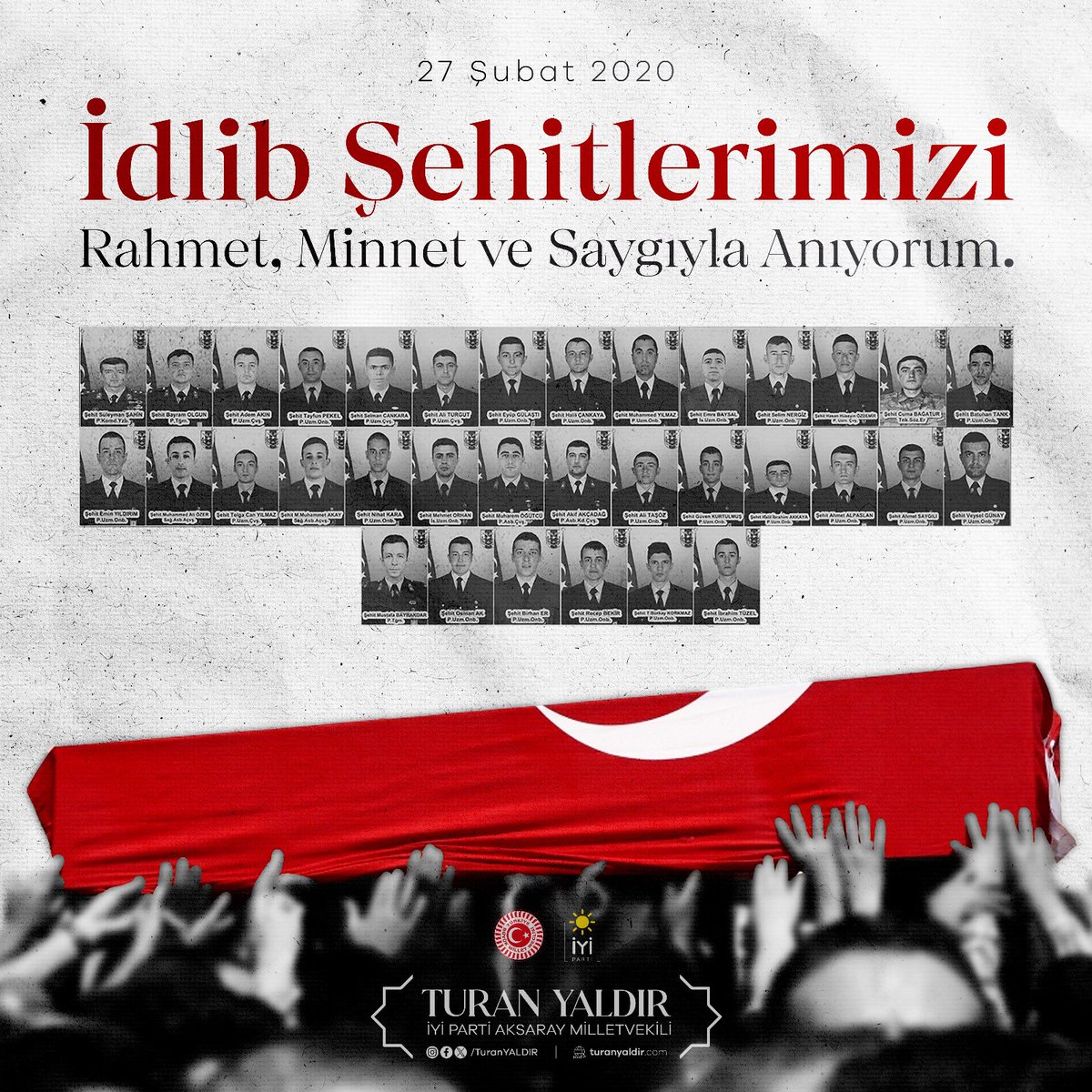 İdlib Saldırısında Şehit Düşen Türk Kahramanları Anılıyor