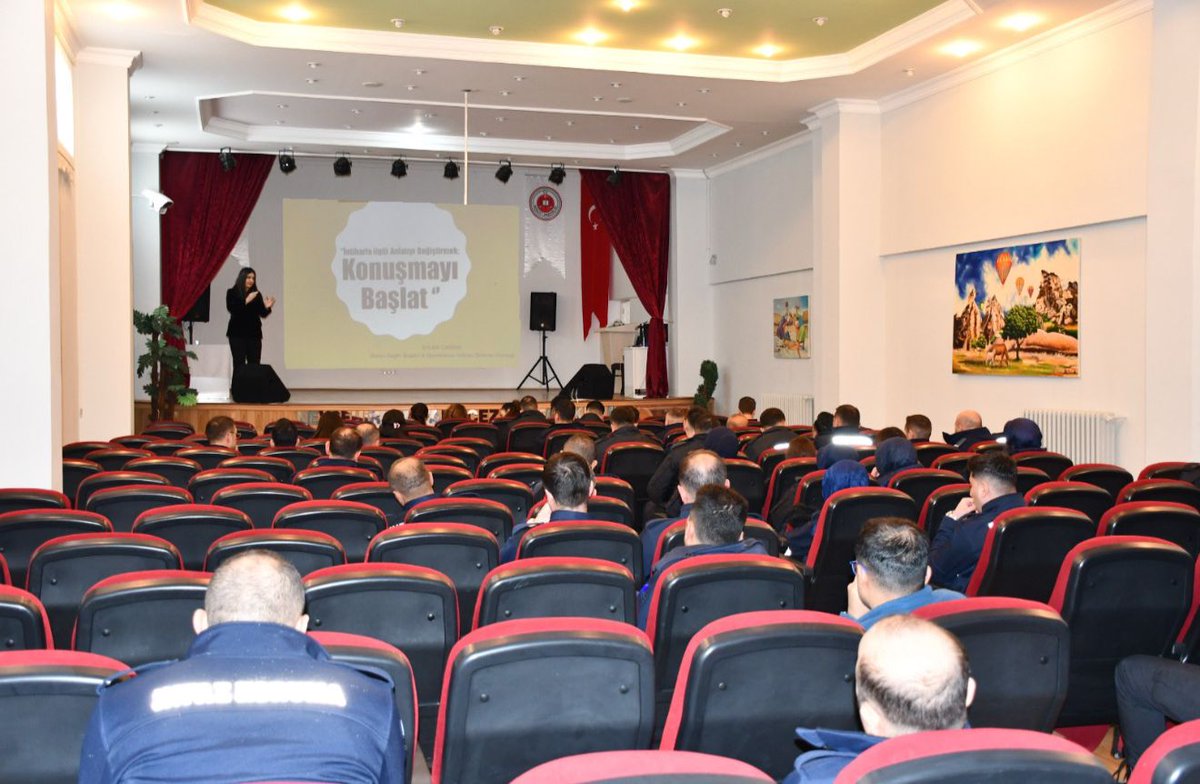 Nevşehir'de Ceza Infaz Koruma Memurları için Özel Konferans: İntihara Karşı Farkındalığın Artırılması