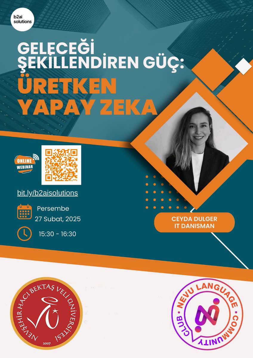 NeVşehir'de Geleceği Şekillendirme: Üretken Yapay Zeka Webinarı