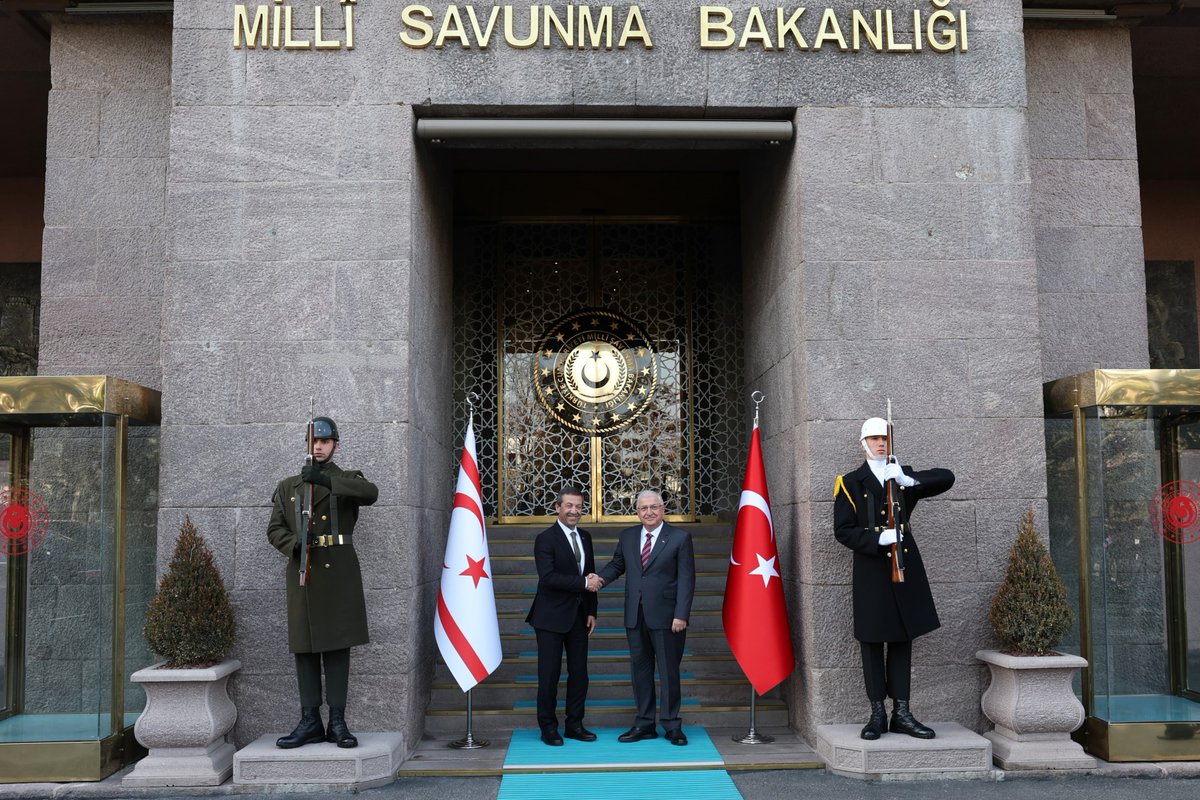 Milli Savunma Bakanı ve Kuzey Kıbrıs Türk Cumhuriyeti Dışişleri Bakanı, Ankara'da Stratejik Görüşmelere Giriyor