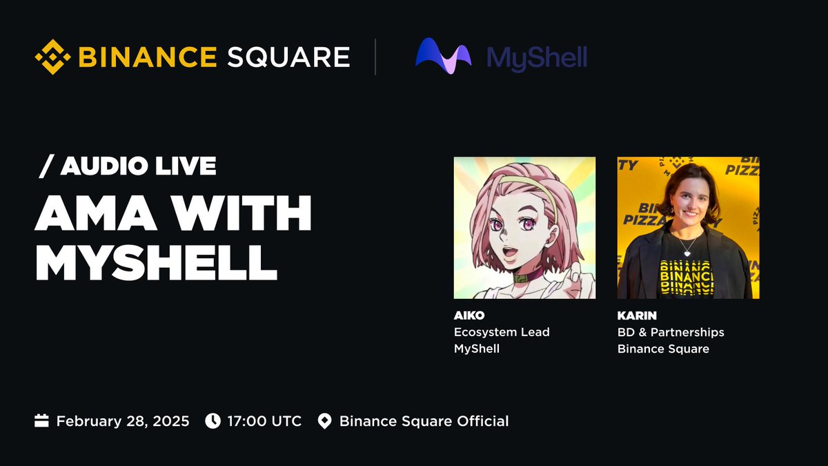 Binance, myshell_ai Projesini Airdrop ile Tanıtıyor: AMA Etkinliği 17:00 UTC'de Başlıyor