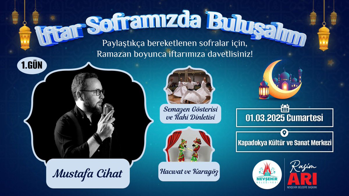 Nevşehir'de Ramazan Aylarında Özel İftar Daveti