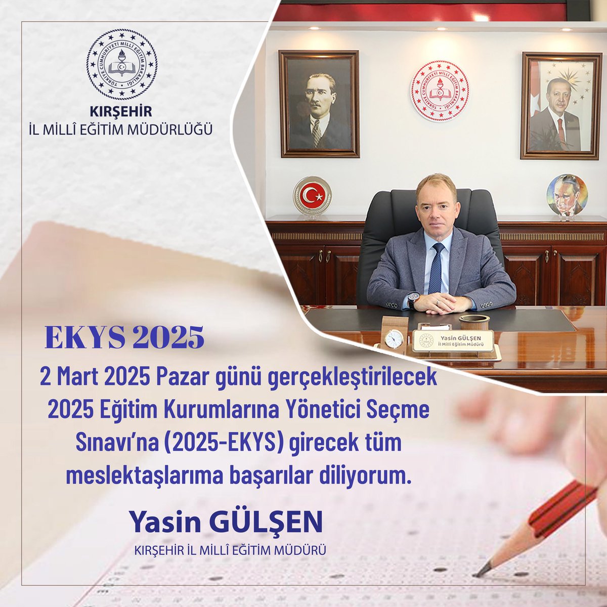 2025 Eğitim Kurumlarına Yönetici Seçme Sınavı'na Öğretmenler Hazırlanıyor