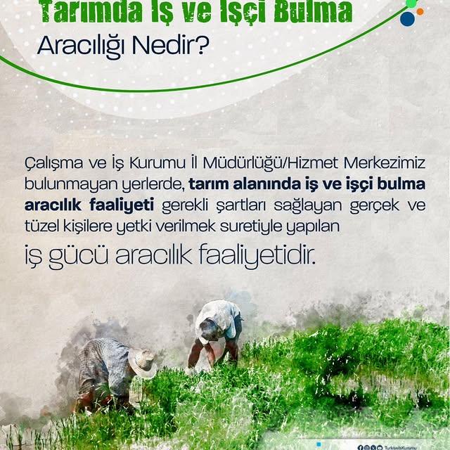 Tarımda İş ve İşçi Bulma Aracılığı: Bilişim Teknolojileriyle Zaman Kazanıyoruz