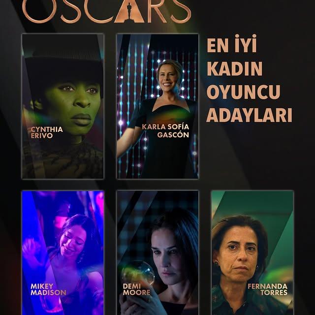 2025 Oscar Adaylarının Heyecanı Dorukta: Kategorileri ve Öne Çıkan İsimler