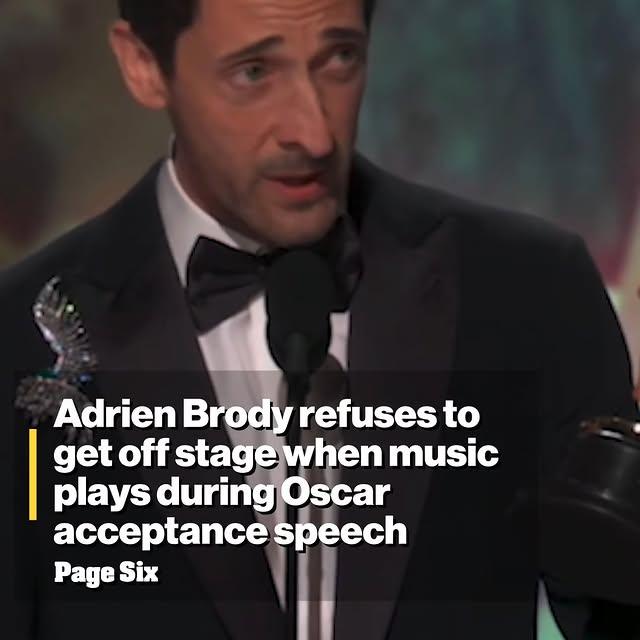 Oscar Kazananı Adrien Brody, Müziğe Karşı Sahnede Kalmayi Seçti