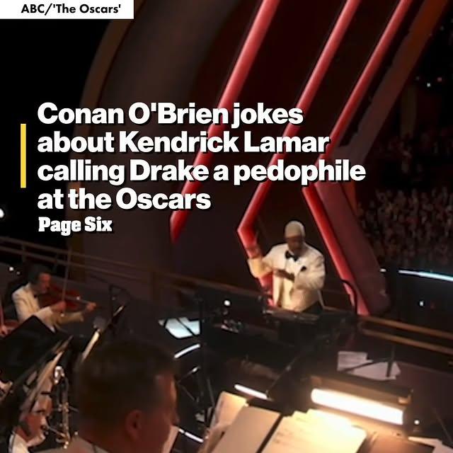 Conan O'Brien, Kendrick Lamar ve Drake Arasında Yaygın Olan Uğraşları Eleştirdi