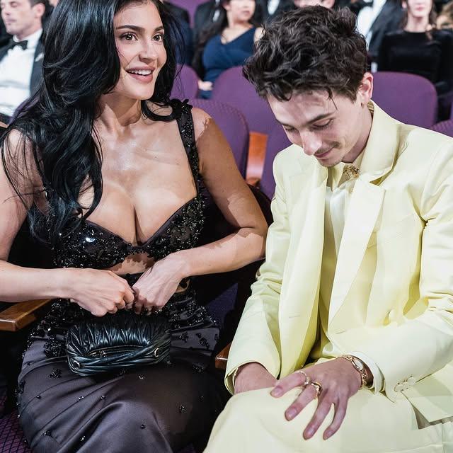 Oscar Ödül Töreni'nde Timothée Chalamet ve Kylie Jenner'ın Göründüğü