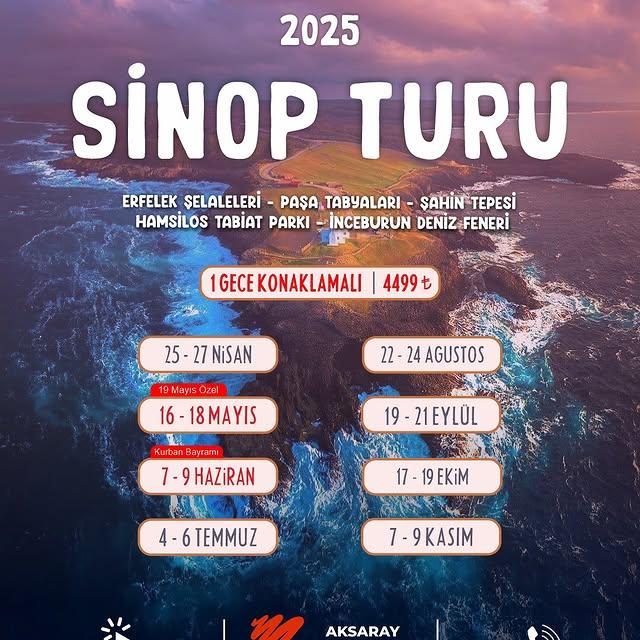 2025 Sezonu Sinop Turları: Erken Kayıt Fırsatı Başladı