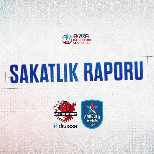 Anadolu Efes SK, Manisa Basket Karşılaşmasına Hazır ve Sakat Oyuncu Sorunu Yok