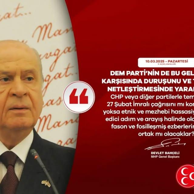 DEM Partisi'nin İmralı Çağrısı ve Etnik Uyum Önceliği