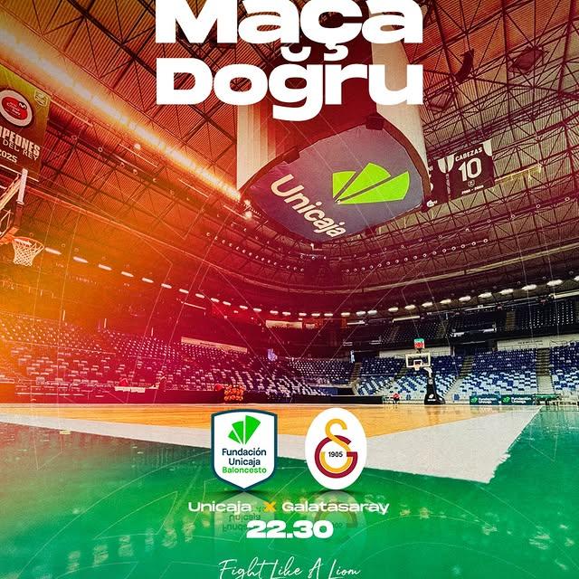 Galatasaray Erkek Basketbol, Basketbol Şampiyonlar Ligi'nde Unicaja'ya Hazırlanıyor