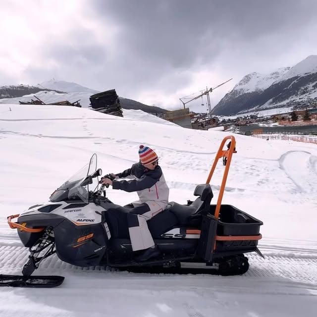 Federica Pellegrini, Livigno'da Güzel Bir Gün Geçirdi