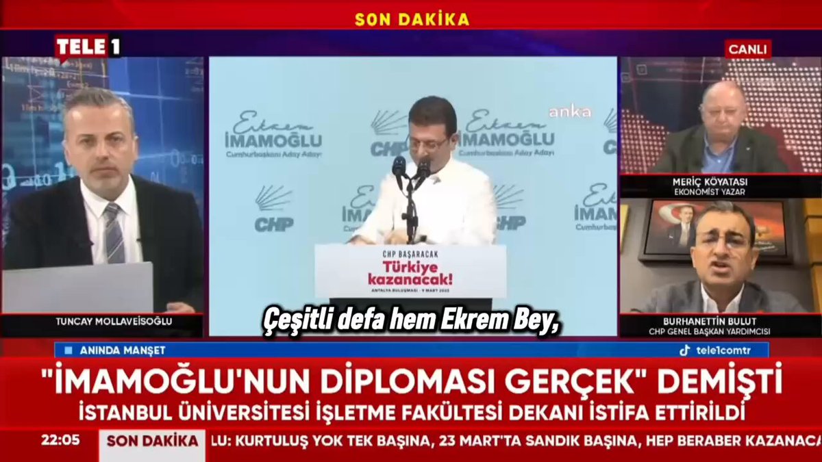 CHP Genel Başkan Yardımcısı Burhanettin Bulut: Süreç Şeffaf Bir Şekilde Yürütülüyor