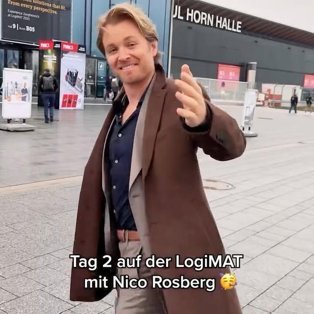 LogiMAT Fuarı'nda Nico Rosberg Rüzgarı