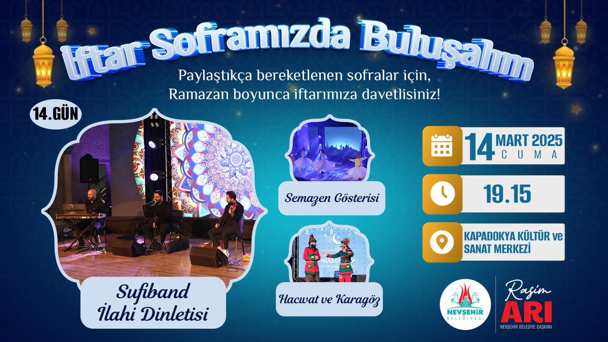 Nevşehir'de Ramazan Coşkusu Başlıyor