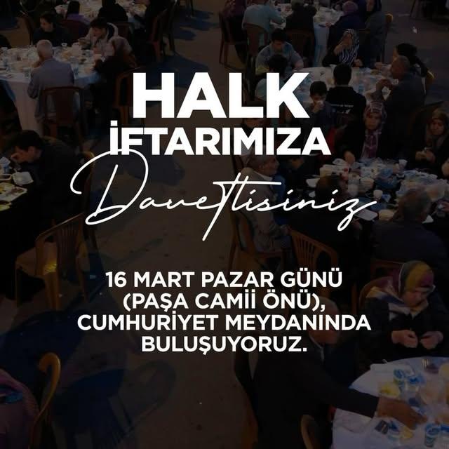 Bor Belediyesi, Ramazan İftarında Vatandaşları Buluşturacak