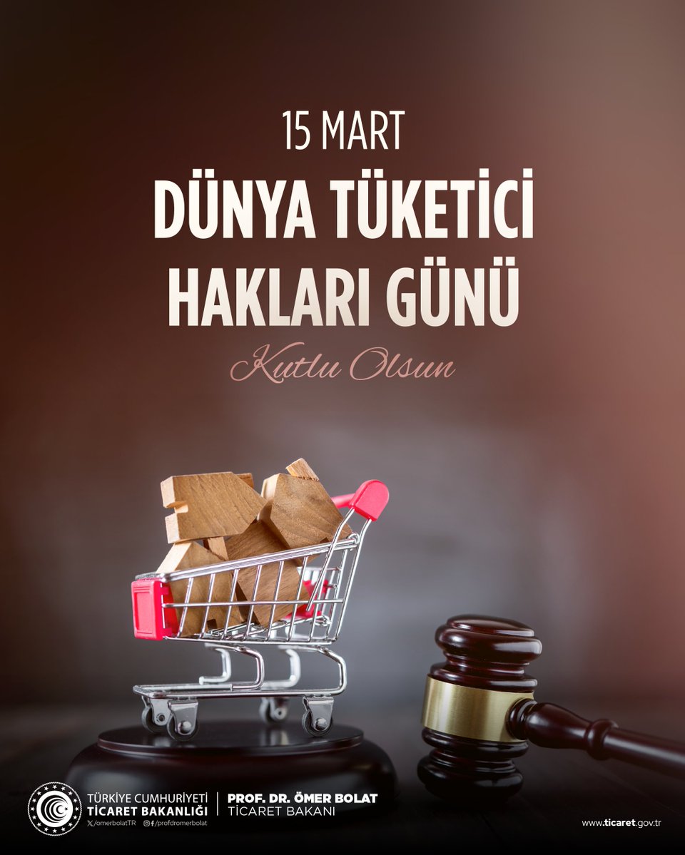 Ticaret Bakanı Bolat, Tüketici Hakları Günü'nde Bilgilendirme Yaptı