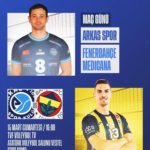 Arkas Spor ve Fenerbahçe Medicana Efeler Ligi Mücadelesine Hazırlanıyor