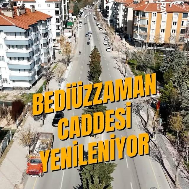 Aksaray'da Bediüzzaman Caddesi Yenilenerek Modern Bir Görünüm Kazandı