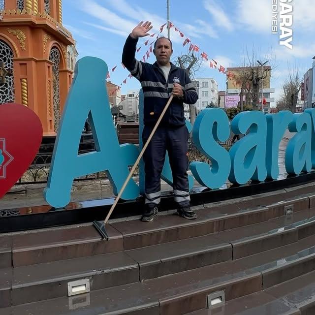 Aksaray Belediyesi, Şehir Temizliğini Aralıksız Sürdürüyor