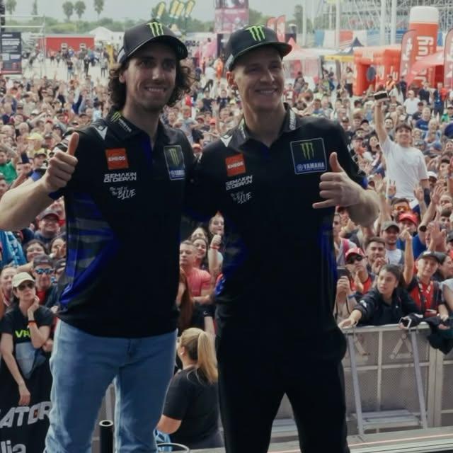 Arjantin MotoGP'de Taraftarlarla Yeniden Buluşma: Quartararo ve Rins Coşkuyu Paylaştı