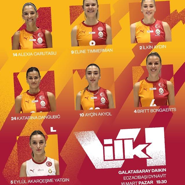 Galatasaray Voleybol Takımı, Eczacıbaşı Dynavit Maçında Sahadan Galip Ayrıldı