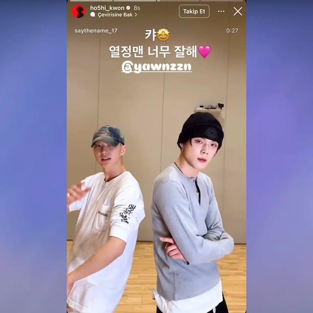 Hoshi, TXT Üyesi Yeonjun ile Dans Videosu Paylaştı