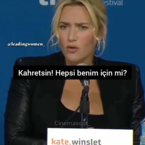 Kate Winslet, Lee Filmi Basın Toplantısında Beklenmedik Anlar Yaşadı